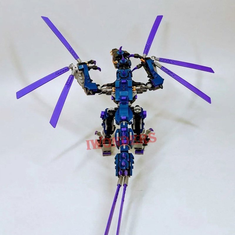 Mới Đồ Chơi Lắp Ráp Ninja Gold Lloyd Overlord MOC71742