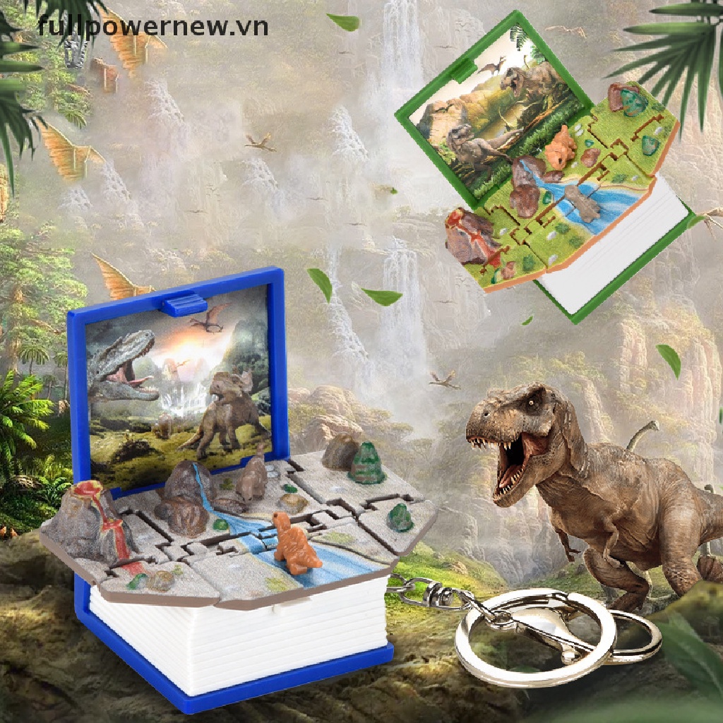 Đồ Chơi Cuốn Sách Ma Thuật 3D fullpowernew Có Móc Khóa