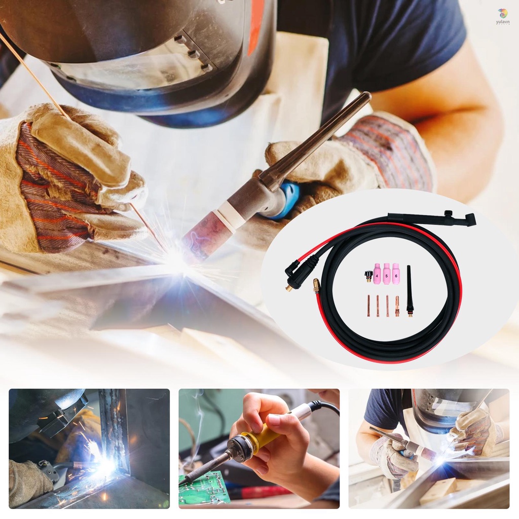 Dây Cáp Máy Hàn WP-17V 150Amp 12ft 35-50 Cho TL-195S TL-200M TL-200T