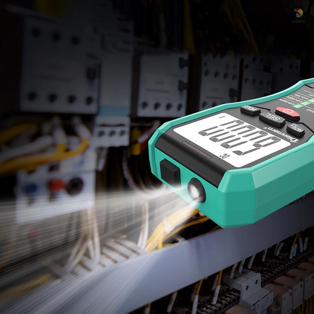 Vôn Kế Kỹ Thuật Số Cầm Tay Màn Hình LCD Đa Năng