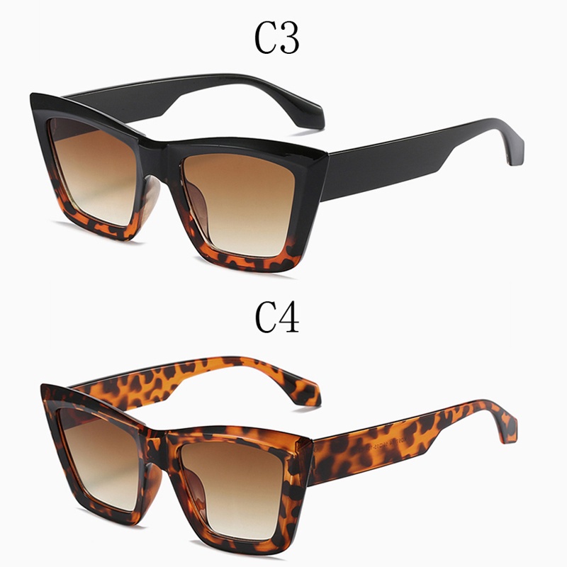 [Hỗ Trợ Bán Sỉ] Kính Râm Thời Trang Gọng Mắt Mèo Lớn Chống Nắng Phong Cách Âu Mỹ Gradient Phổ Biến Cho Nữ