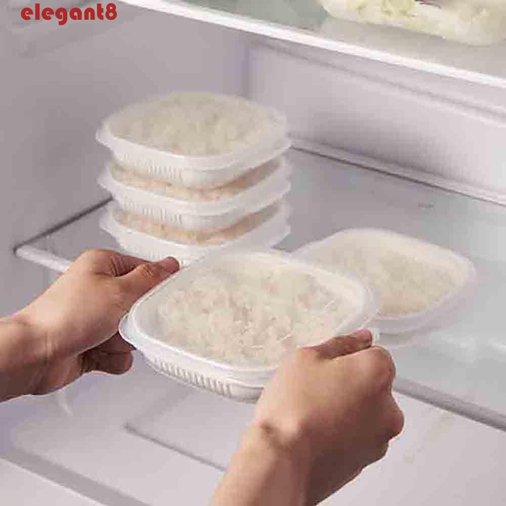 Hộp Đựng Cơm Trưa Bằng Nhựa PP Trong Suốt Có Nắp Đậy Thân Thiện Với Môi Trường