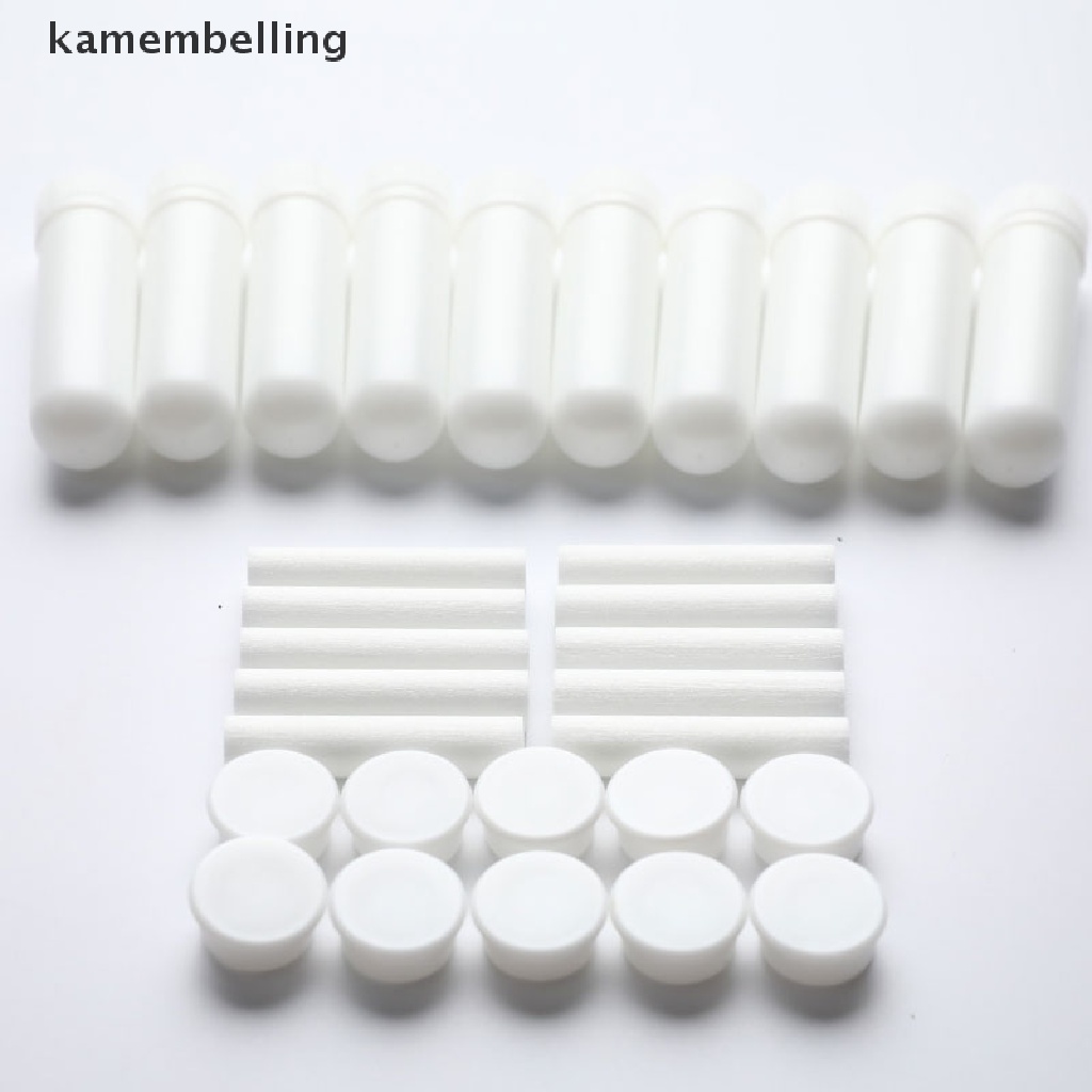 Set 10 Ống Thở Mũi Rỗng Màu Trắng kamembelling 10 Cái