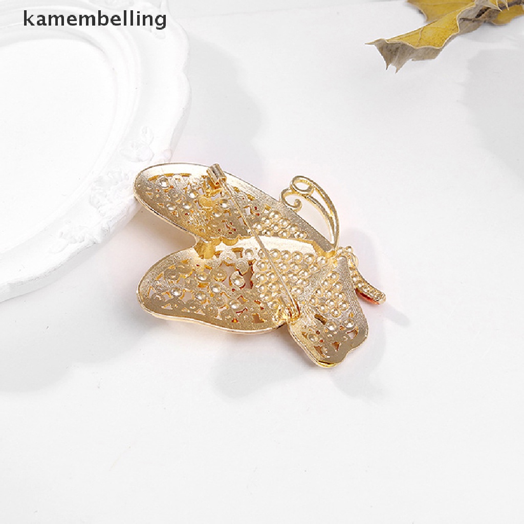 Ghim Cài Áo Hình Bướm Đính Đá Thời Trang Cho Nữ