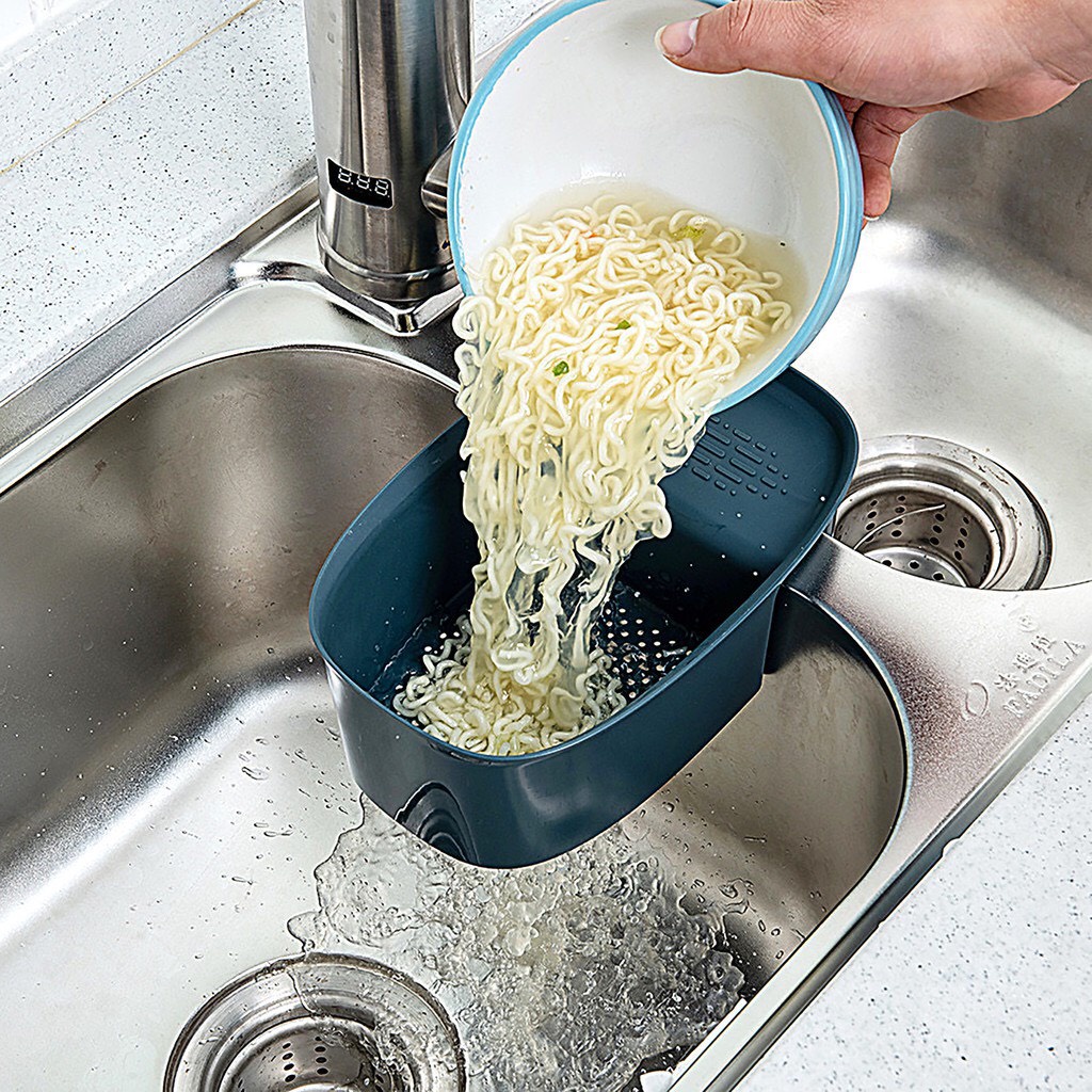 Khay Gác Bồn Rửa Chén, Khay Nhựa Bầu Dục Đựng Giẻ, Xà Phòng kệ đê bồn tiện lợi dễ sử dụng Nem365