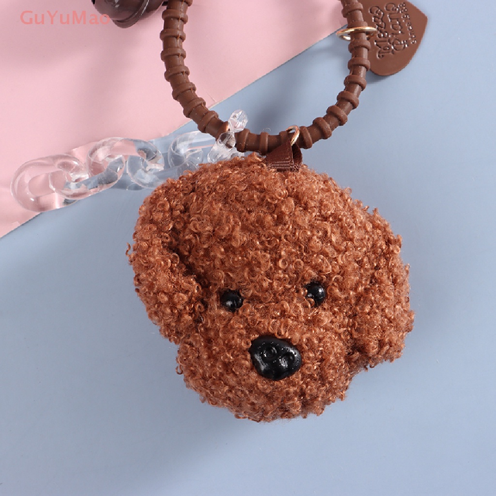 1 Móc Khóa Cặp Đôi Gấu Teddy Bằng Lông Nhung Dễ Thương DIY