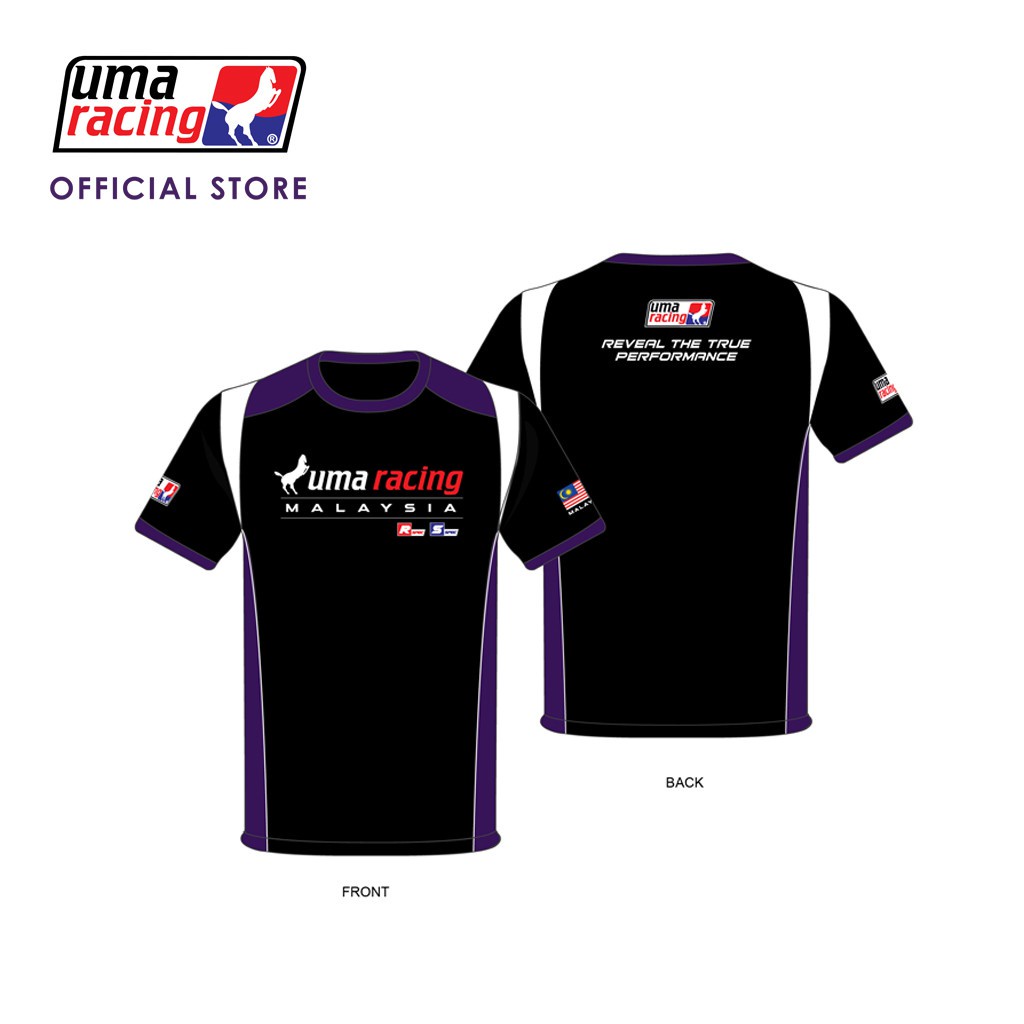UMA RACING Áo Thun MALAYSIA Chính Hãng Thời Trang Trẻ Trung