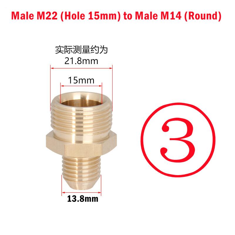 ✨Hàng Có Sẵn! Hộp Đựng Tai Nghe✨Đầu Nối Ống Nước Áp Suất Cao M22 Male Sang M14 Female