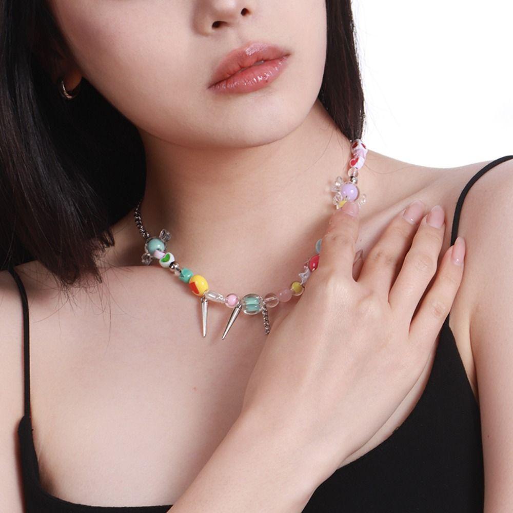 CABEZA Vòng Tay Chuỗi Hạt Hình Nơ Trái Tim Phong Cách Hàn Quốc Ngọt Ngào Cho Nữ DIY