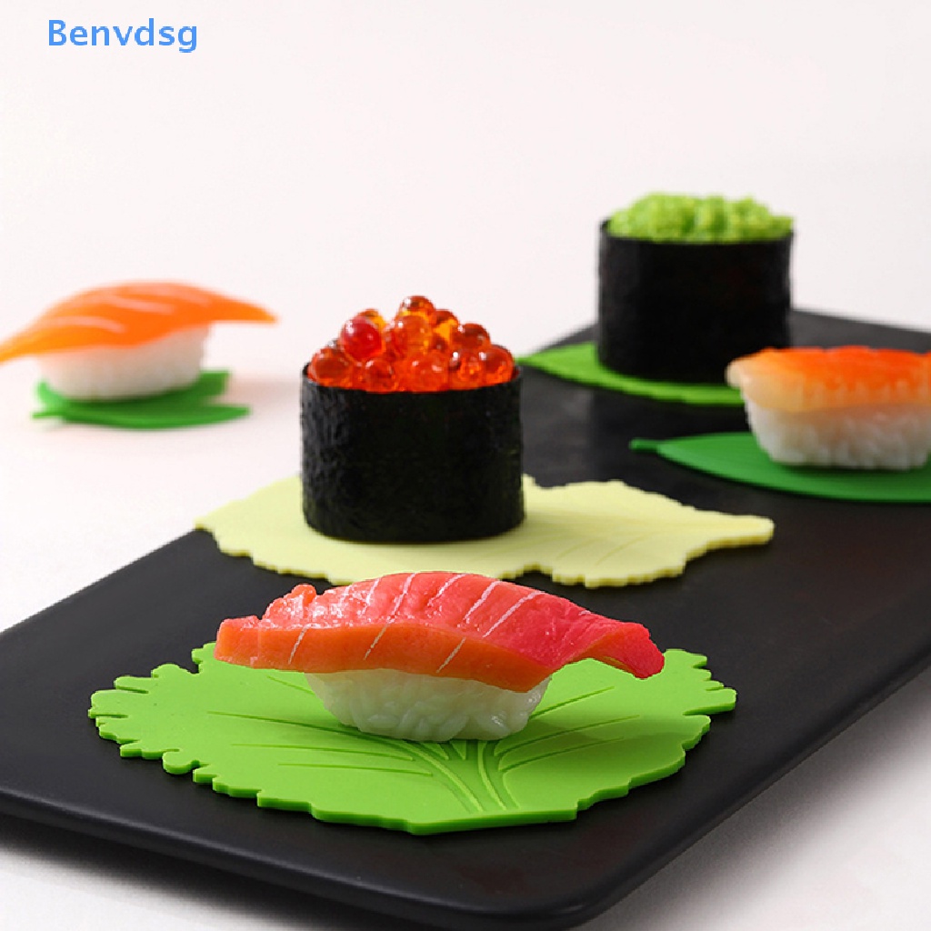 Bộ 5 Món Chén Đĩa / Cốc / Sushi / Cơm Nắm Hình Chiếc Lá Độc Đáo Xinh Xắn