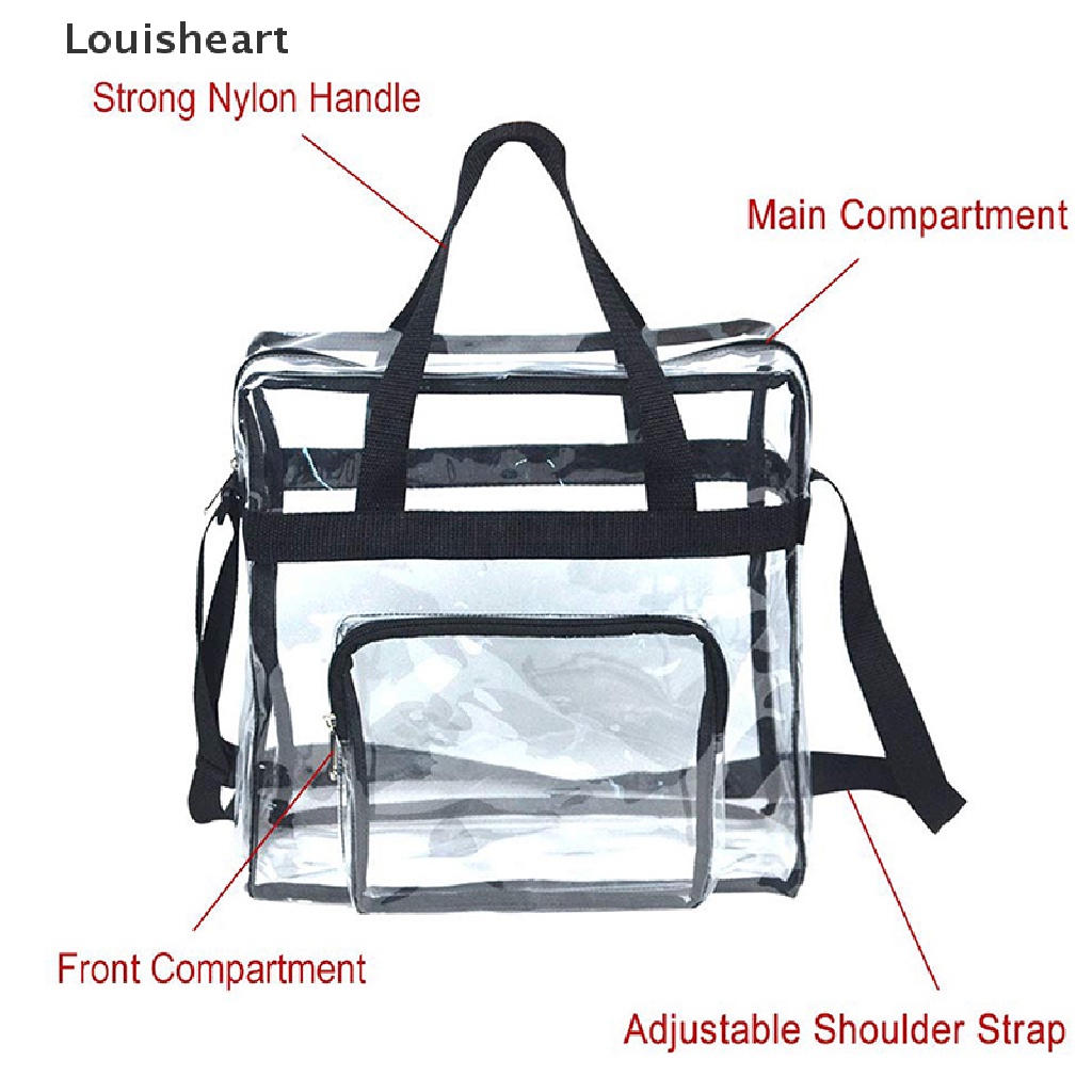 Túi Xách Du Lịch Bằng PVC Trong Suốt Thương Hiệu Louisheart TFG