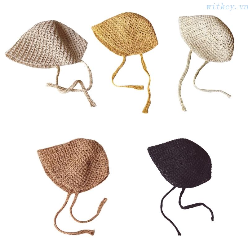 Nón Cối Thời Trang Hè Xinh Xắn Dành Cho Bé Gái 2-6 Tuổi