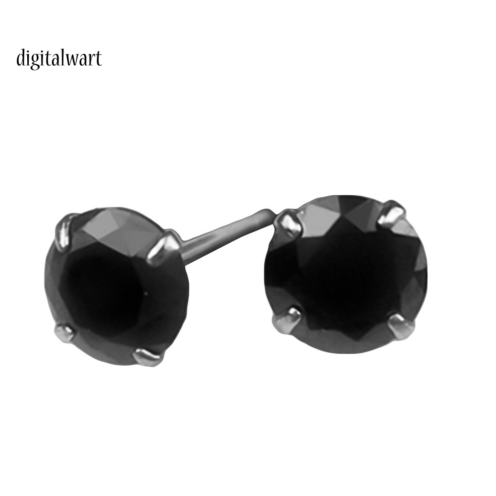 Kỹ Thuật Số| Bông Tai HợP Kim DạNg TròN ĐíNh Đá ThờI Trang