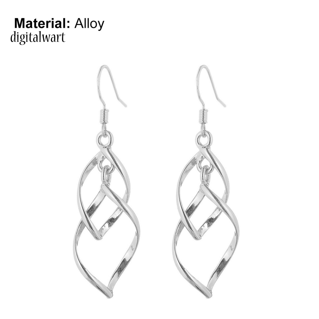 Kỹ Thuật Số| 1 Đôi Bông Tai Dạng Móc Xoay Phong Cách Bohemian Tinh Tế Lâu Trôi Mặc Hàng Ngày