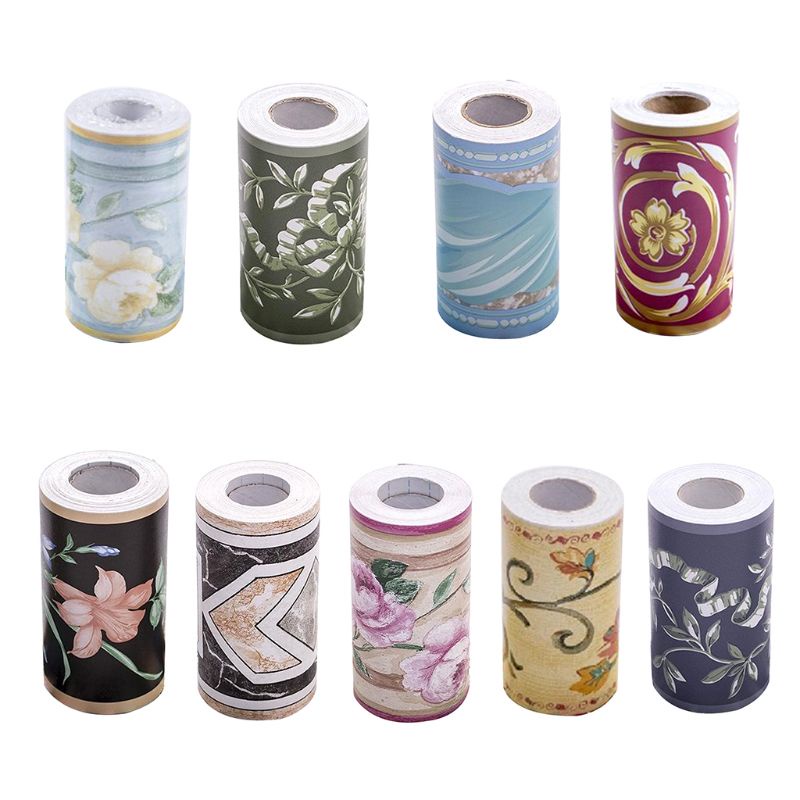 Miếng Dán Viền Tường Bằng PVC Tự Dính Chống Thấm Nước Trang Trí Nhà Tắm