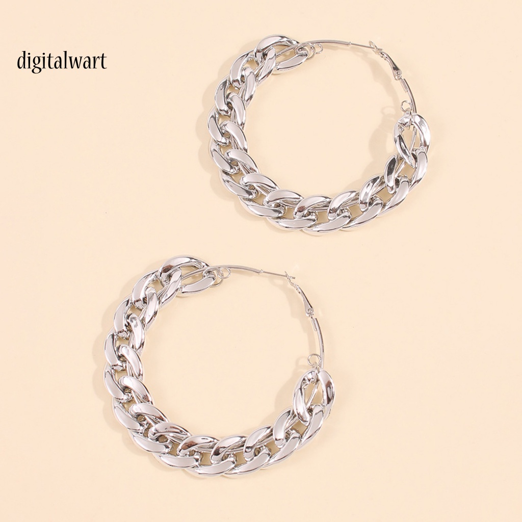 Kỹ Thuật Số| 1 Đôi Bông Tai Tròn Không Gây Kích Ứng Thân Thiện Với Da Không Gây Kích Ứng Trang Trí Cho Nữ