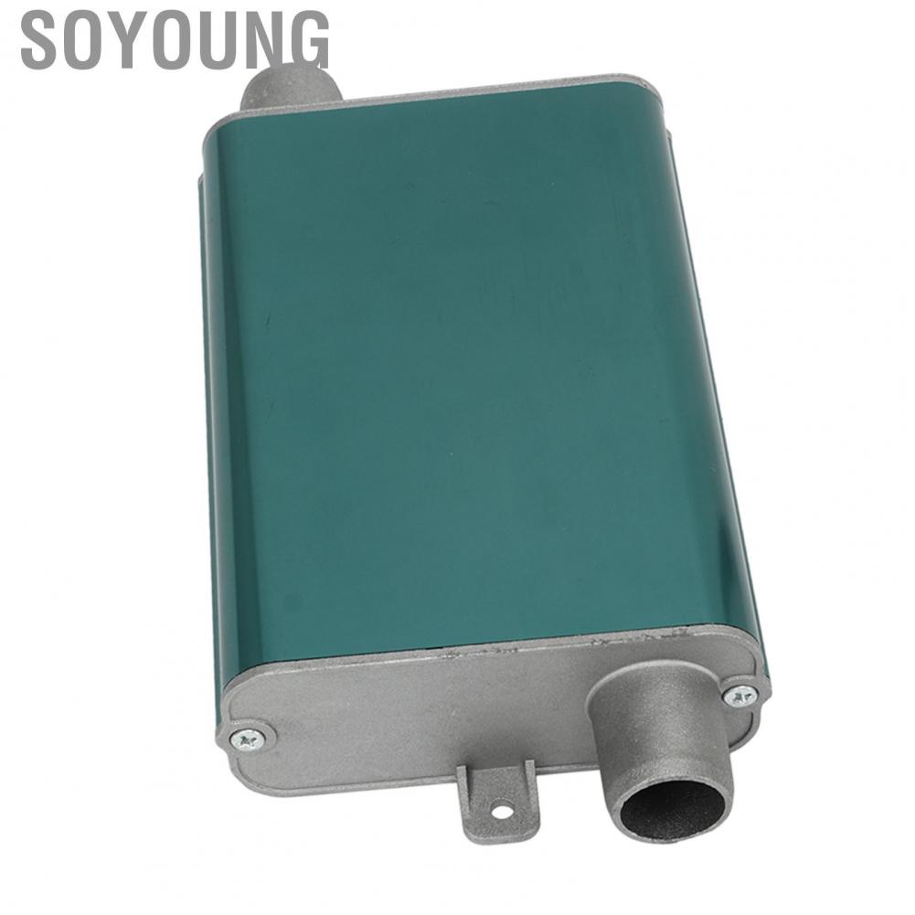 Soyoung Air Heater Exhaust Silencer  Reduce Noise 24mm Parking Pipe Muffler Heatproof High Strength for Repair
