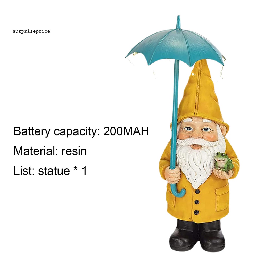 Spa Bức Tượng Dwarf Sử Dụng Năng Lượng Mặt Trời Phát Sáng Trong Bóng Tối