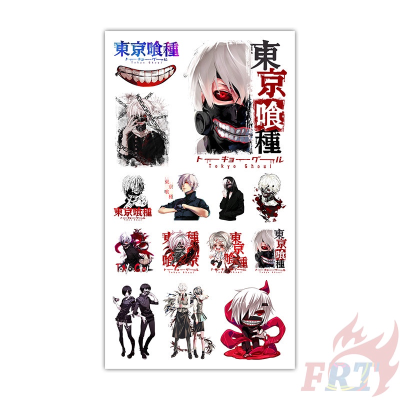 ❣️1 Tấm Hình Xăm Dán Tạm Thời Hình Tokyo Ghoul Series 02❣️ Hình Xăm Dán Chống Thấm Nước Quyến Rũ