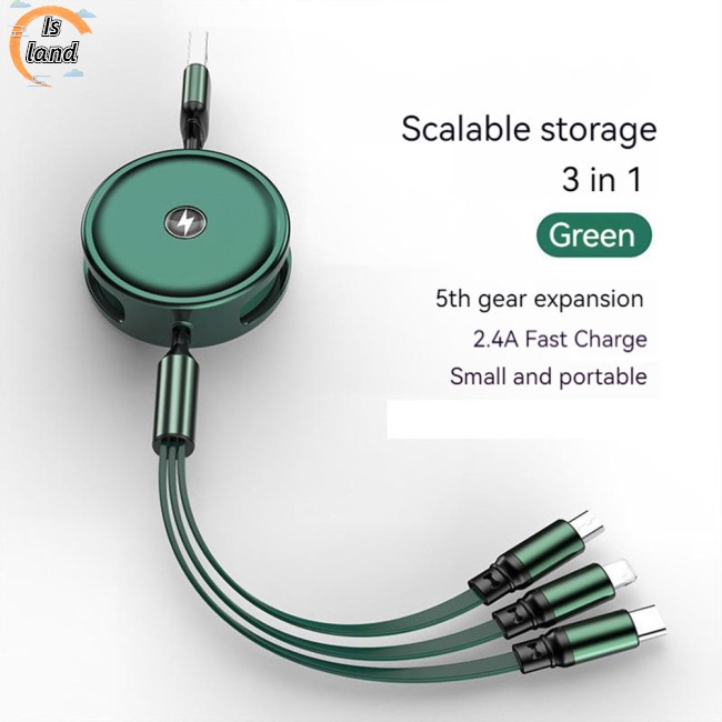 Dây Cáp Sạc Nhanh 3 Trong 1 3a Chuyên Dụng Cho Huawei Android