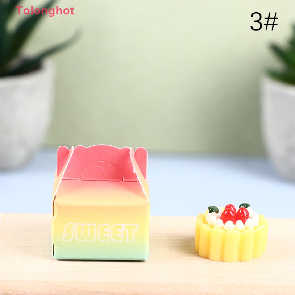 1 Set Bánh Trái Cây 1: 12 Trang Trí Nhà Búp Bê