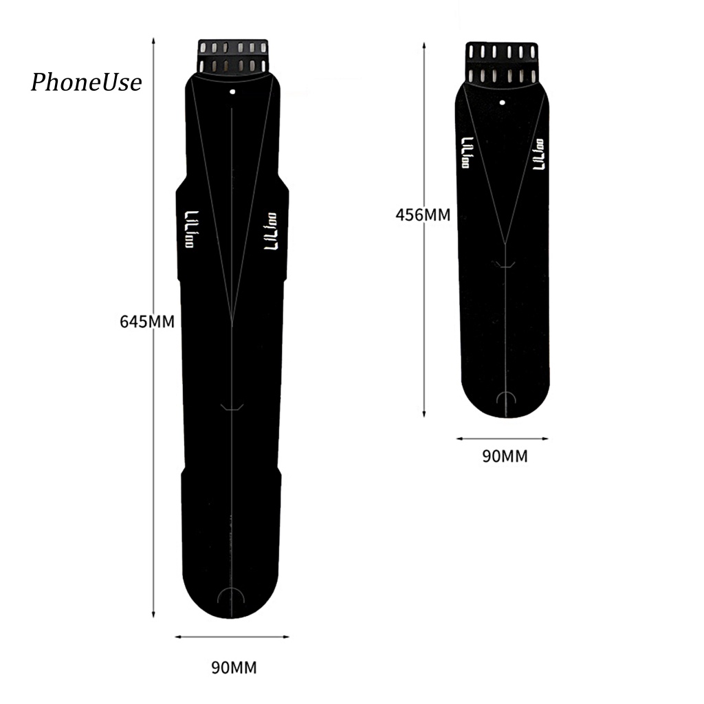 Tấm Chắn Bùn Xe Đạp Leo Núi Bằng PU Chống Thấm Nước Dễ Lắp Đặt Có Thể Điều Chỉnh Độ Bền Cao