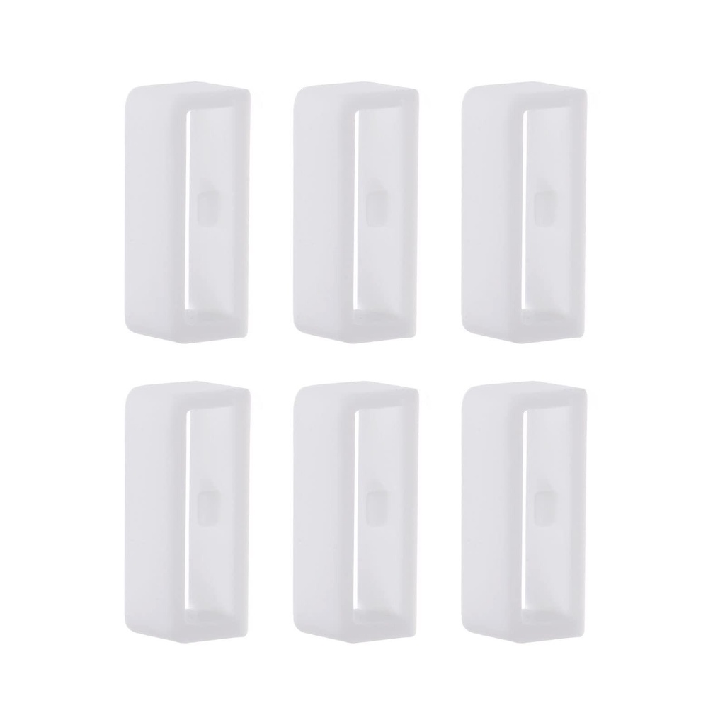 Set 6 Vòng Cao Su Cài Khóa Dây Đồng Hồ 20mm