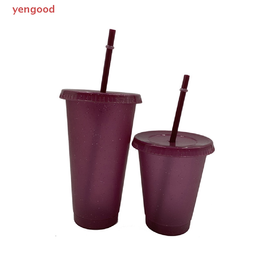 Bình Nước Có Ống Hút Thiết Kế Nhỏ Gọn Có Thể Tái Sử Dụng