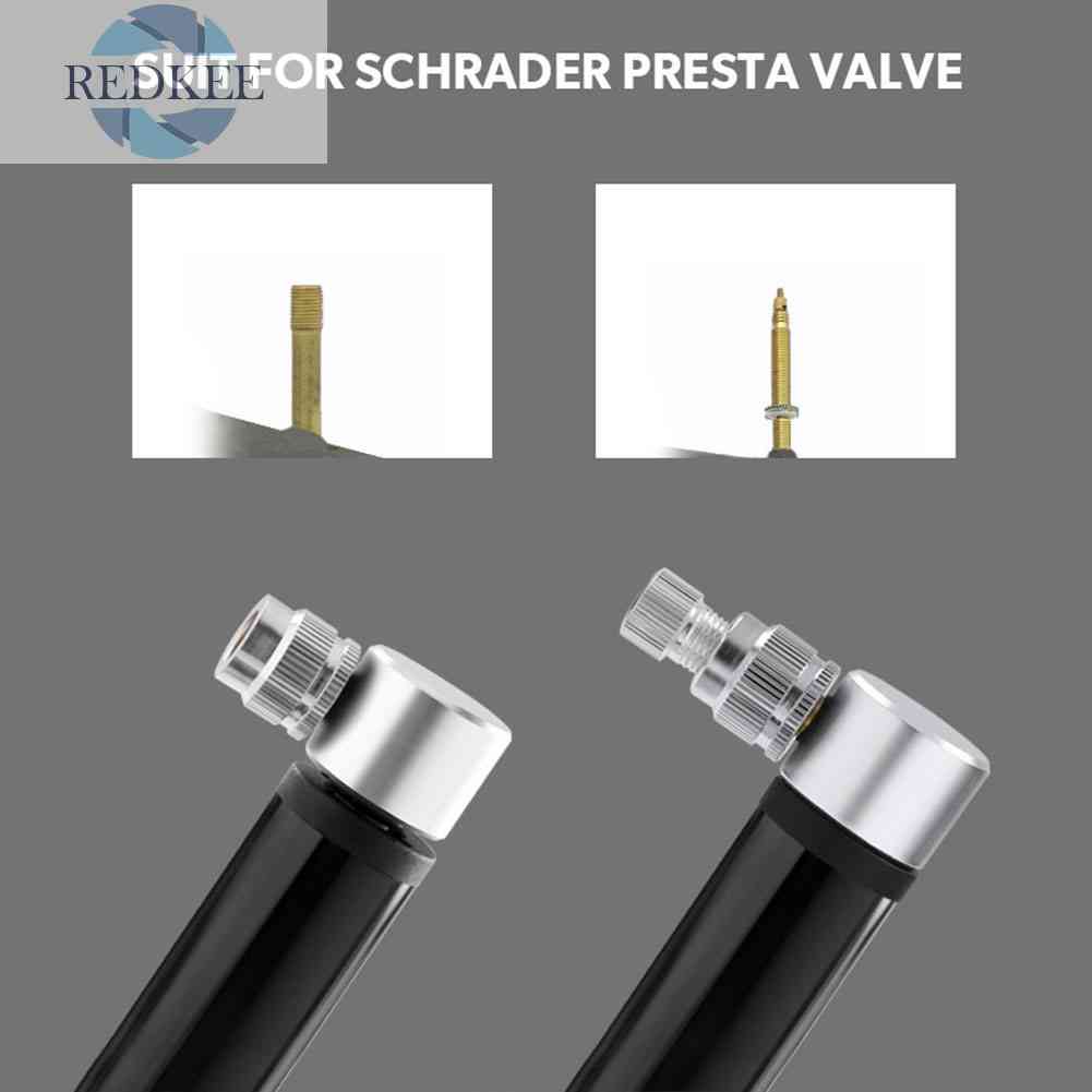 Ống Bơm Xe Đạp Mini Cầm Tay Bằng Hợp Kim Nhôm