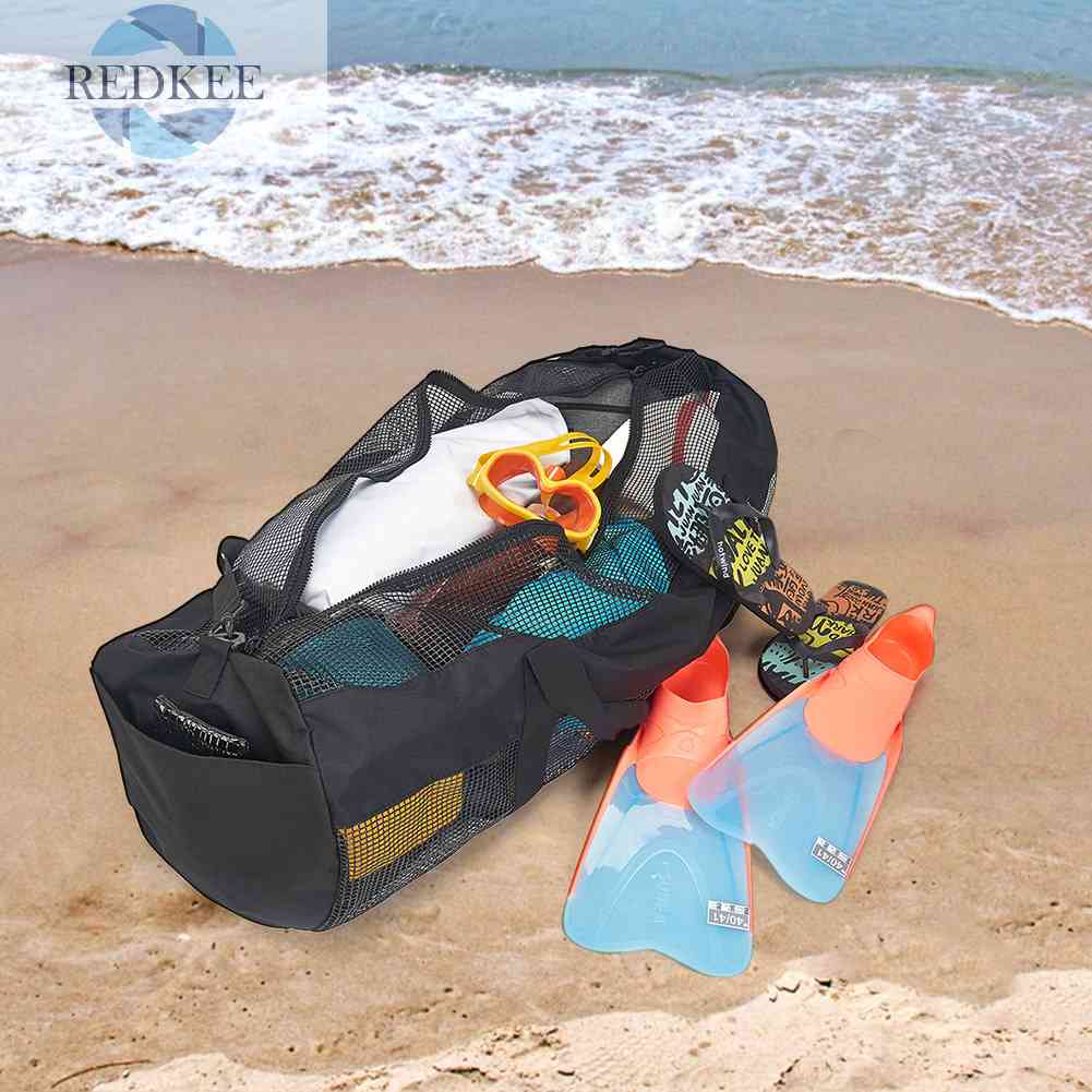 Túi Lưới Đeo Vai Sức Chứa Lớn Đa Năng Tiện Dụng Cho Đi Bơi / Đi