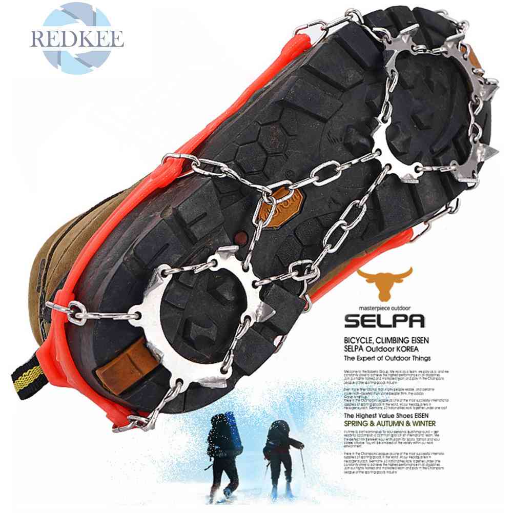 Cặp Đế Lót Giày 13 Răng Chuyên Dụng Cho Leo Núi Mùa Đông