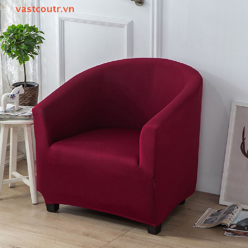 Vỏ Bọc Ghế Sofa Đơn Màu Trơn Co Giãn Trang Trí Phòng Khách / Khách Sạn