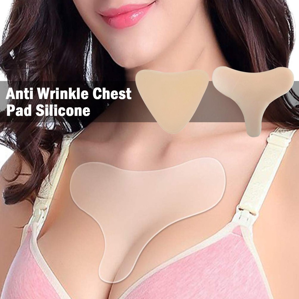Miếng Dán Ngực Bằng Silicon Trong Suốt Chống Lão Hóa Chống Nếp Nhăn Có Thể Tái Sử Dụng W6N5