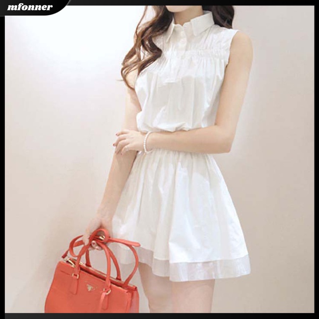 Đầm Không Tay Phồng Thời Trang Dành Cho Nữ