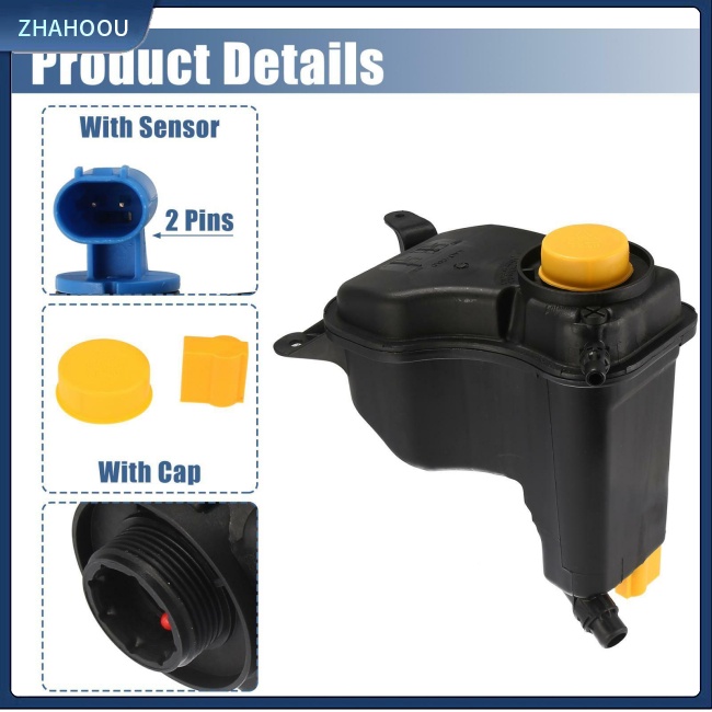 ☃Nhà Cửa☃ 1 Cặp Bình Chứa Nước Làm Mát Tự Động Tương Thích Với Bmw 3 Series 2007-2011