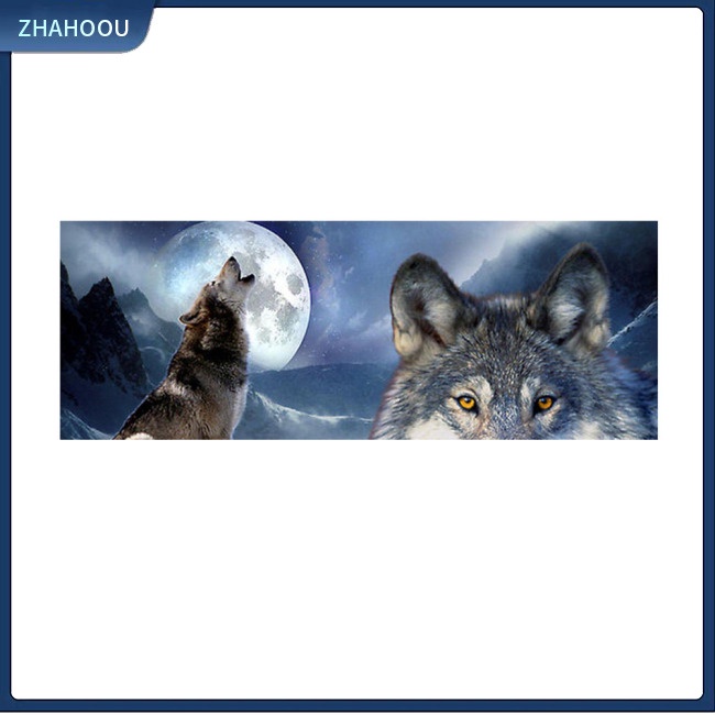 ☃Nhà Cửa☃ Sticker Dán Kính Chắn Gió Phía Sau Xe Suv Hình Sói Tribe Totem