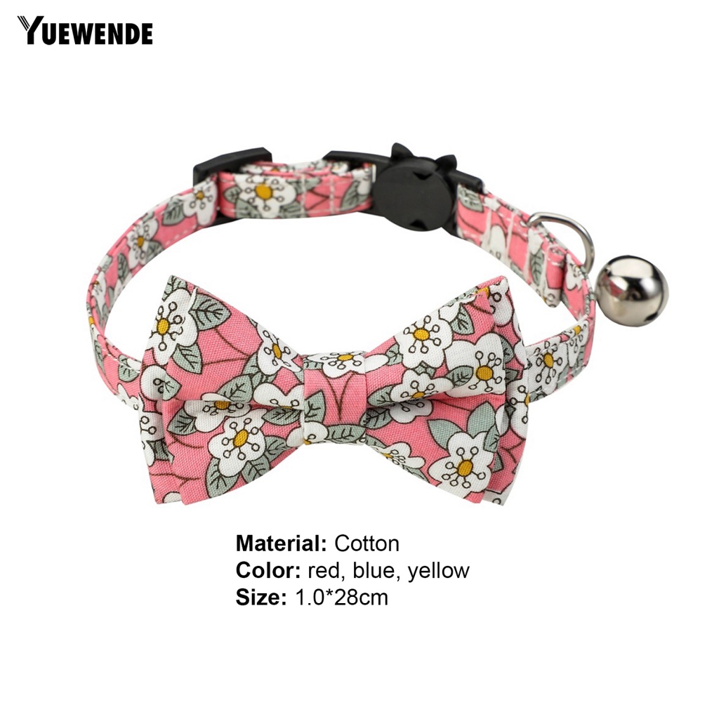 Vòng Cổ Cotton Gắn Chuông Thời Trang Cho Thú Cưng