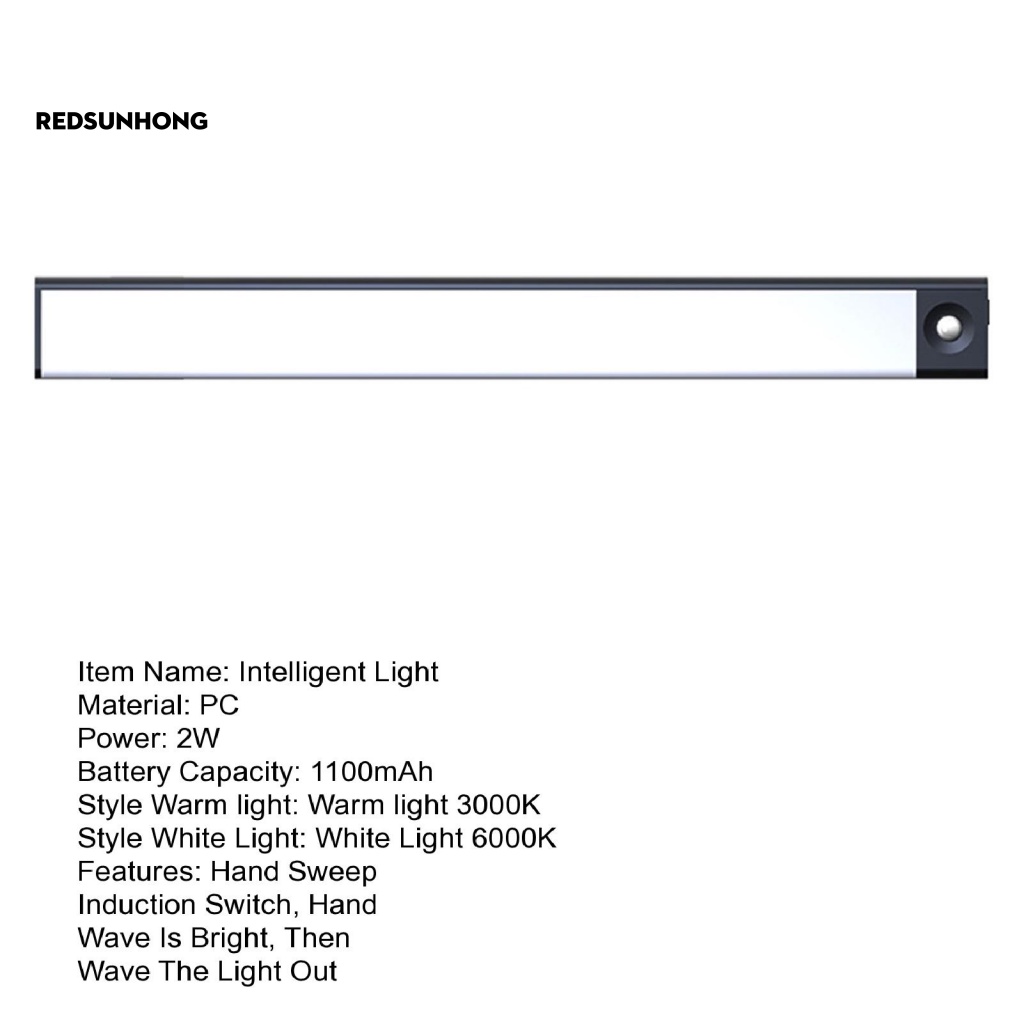 1 Bộ Đèn Led Cảm Biến Chuyển Động Siêu Mỏng 40cm