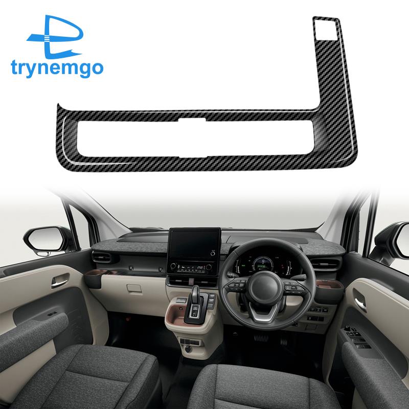 Khung Viền Lỗ Thông Gió A / C Bằng Sợi Carbon Cho Toyota Sienta 2022 2023