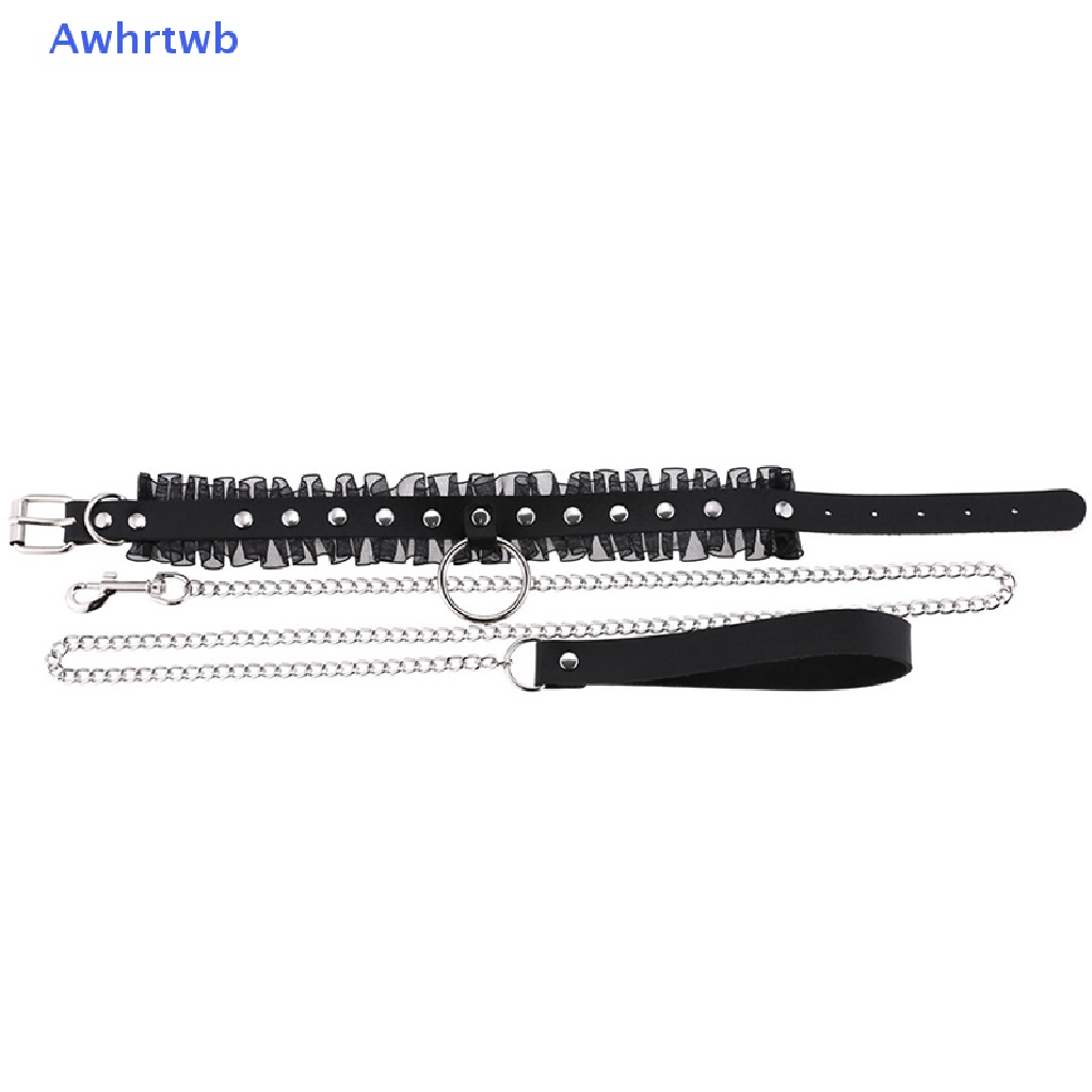 Vòng Cổ Choker Dây Xích Bằng Da Phong Cách Punk Gothic Harajuku Quyến Rũ Cho Nam Nữ Mới