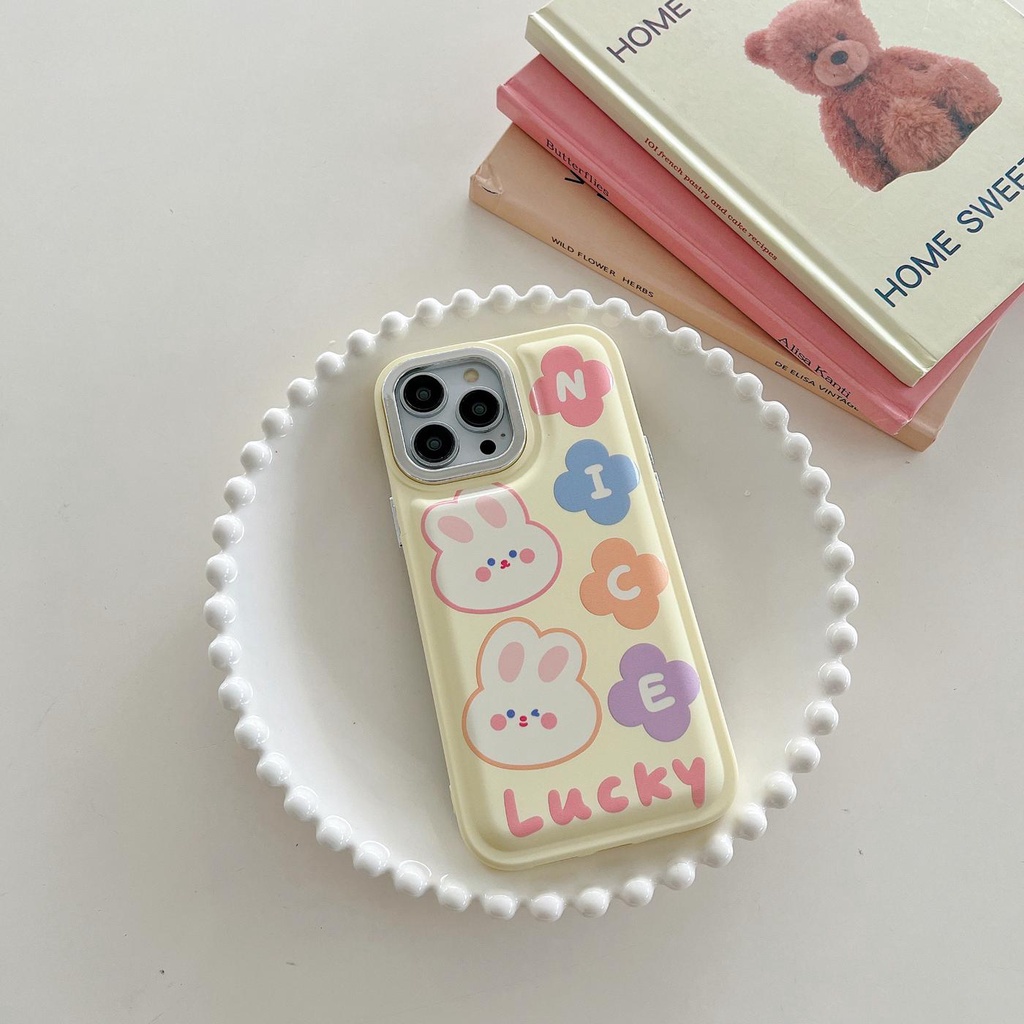 Ốp Điện Thoại Silicon TPU Mềm Có Đệm Khí Chống Sốc In Hình Hoạt Hình Dễ Thương Cho iPhone 14 13 12 11 PRO MAX