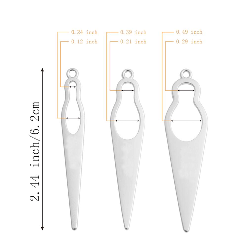 Set 3 Dụng Cụ Tạo Kiểu Tóc Dreadlock Bằng Thép Không Gỉ