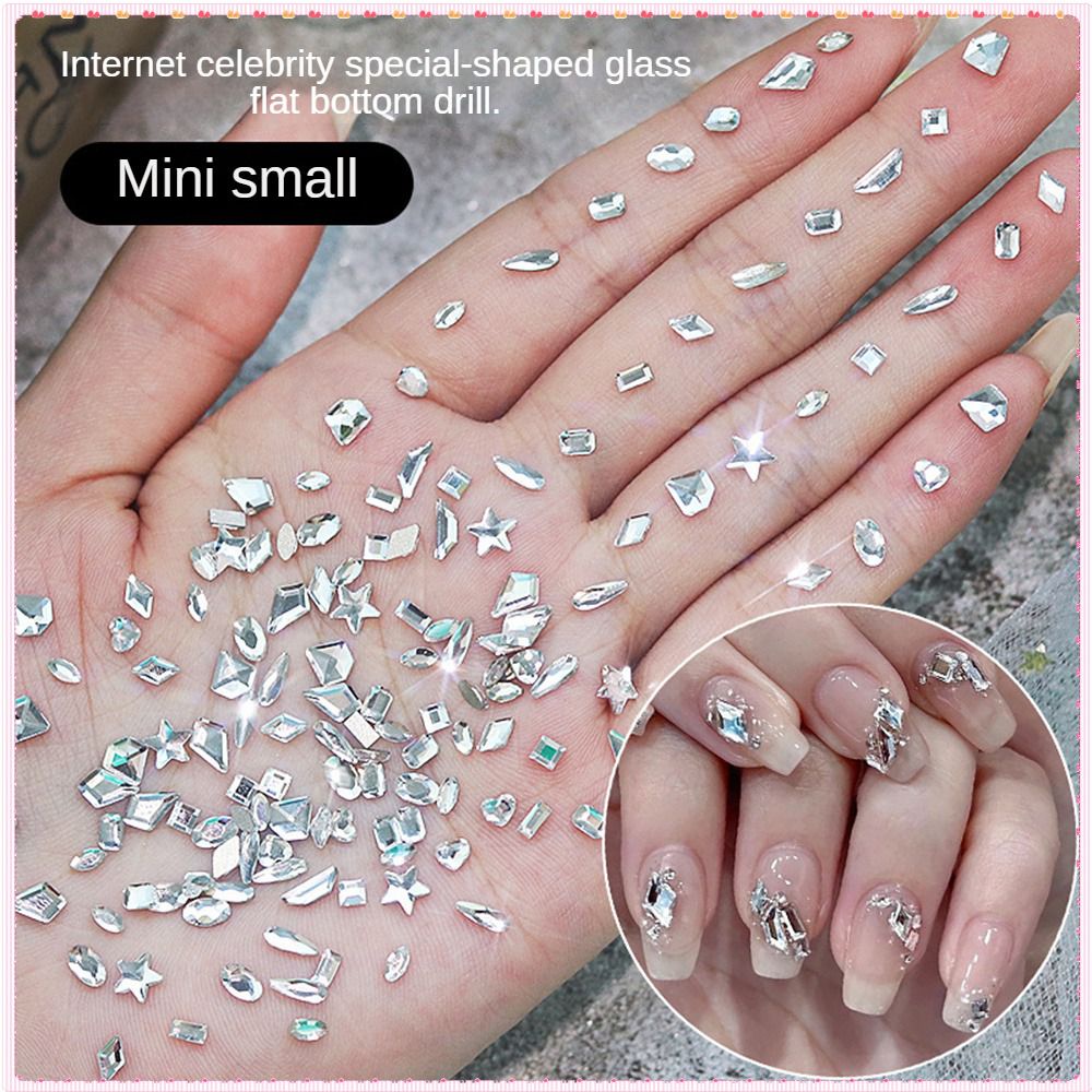 Bộ 100 HạT ĐíNh Trang Trí MóNg 3D Sang TrọNg
