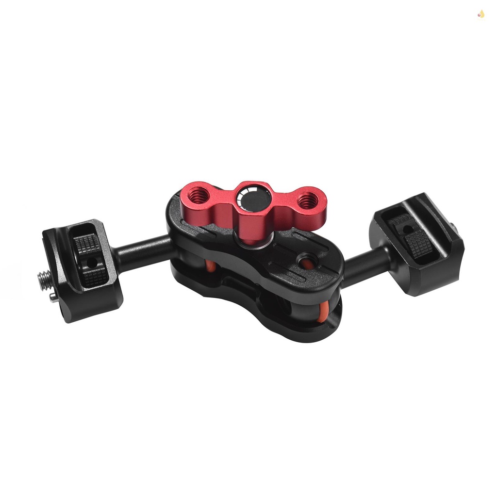 Cánh Tay Chuyển Đổi Linh Hoạt Bằng Hợp Kim Nhôm Hai Đầu Bi 1 / 4 Inch Xoay 360 Độ Chuyên Dụng° Đèn LED Gắn Máy Ảnh Có Thể Xoay Được Tiện Dụng