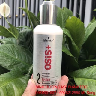Gel tạo phồng tóc Osis+ 2 Upload Schwarzkopf 200ml *NEW*