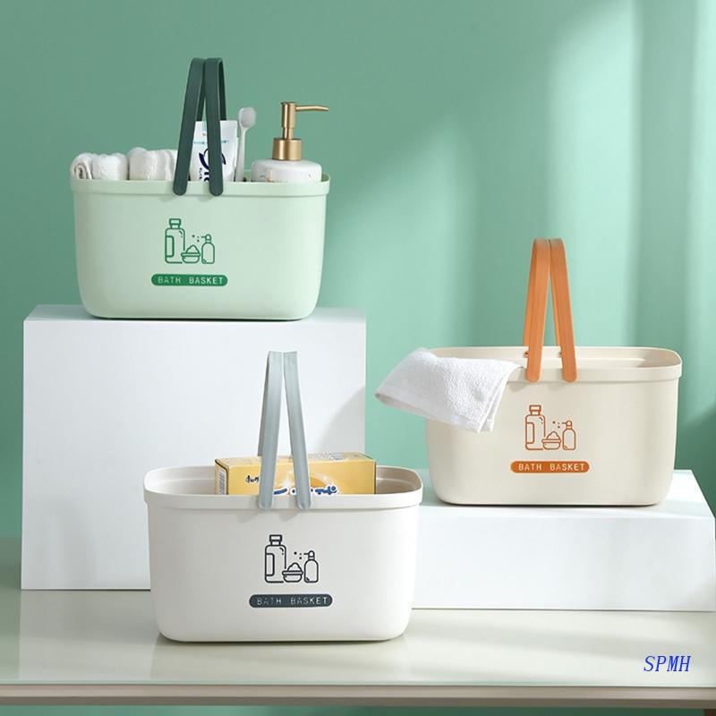 Giỏ Đựng Đồ Dùng Nhà Tắm Thiết Kế Đục Lỗ Có Tay Cầm Tiện Dụng Giá Đ