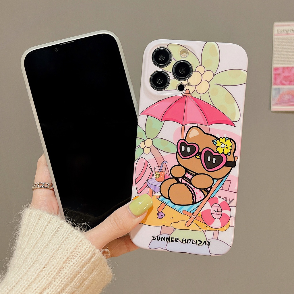 Ốp Điện Thoại tpu Dẻo Họa Tiết Hoạt Hình Sanrio Kèm Vòng Tay &amp; Dây Đeo Cho iPhone 11 13 12 14 PRO MAX