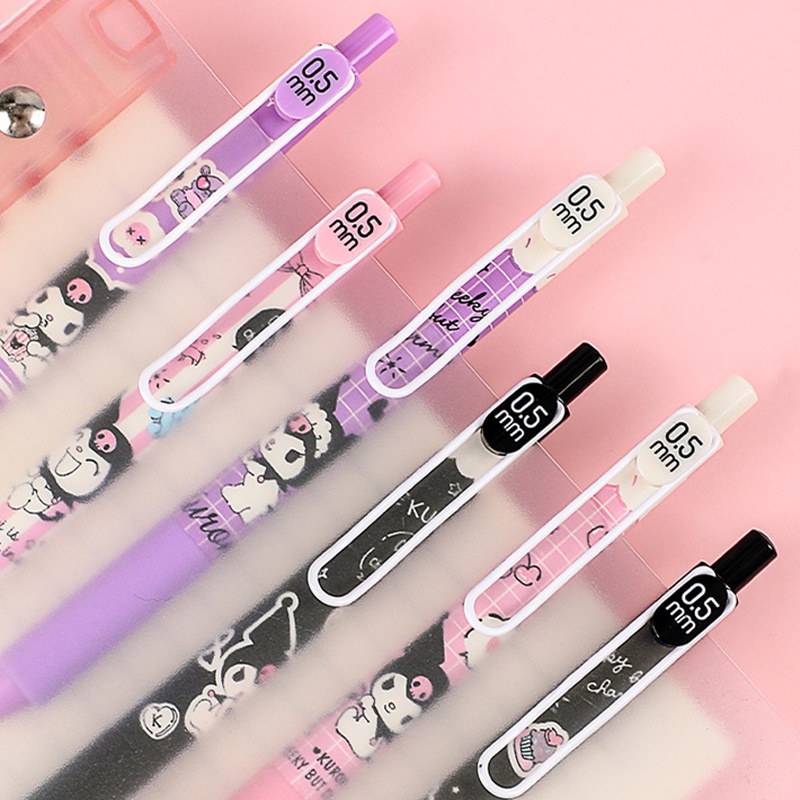 Bút Chì Vẽ Kulomi 0.5mm Tự Động 0.5mm Màu Tím In Họa Tiết Hoạt Hình Dễ Thương Cho Bé