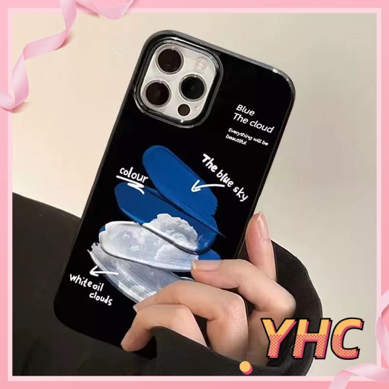 Ốp lưng iphone Bầu trời xanh và mây trắng màu sắc silicone vỏ thạch Cho iPhone 6 / 6S / 6splus / se / 7 / 7plus / 8 / 8plus / X / xs / xsmax / 11 / 12 / 13 / 14/pro max-509