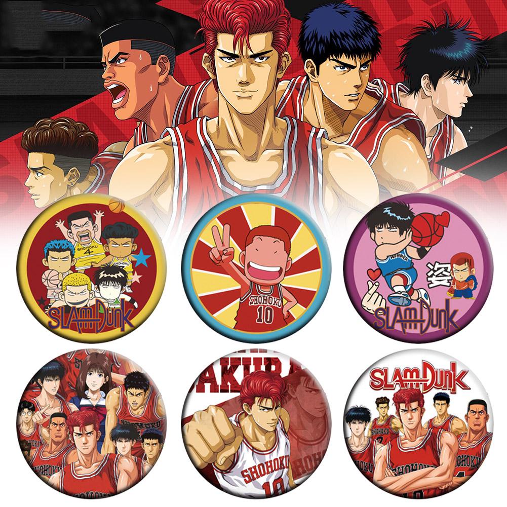 Huy Hiệu Cài Áo Hình Nhân Vật Trong Slam Dunk